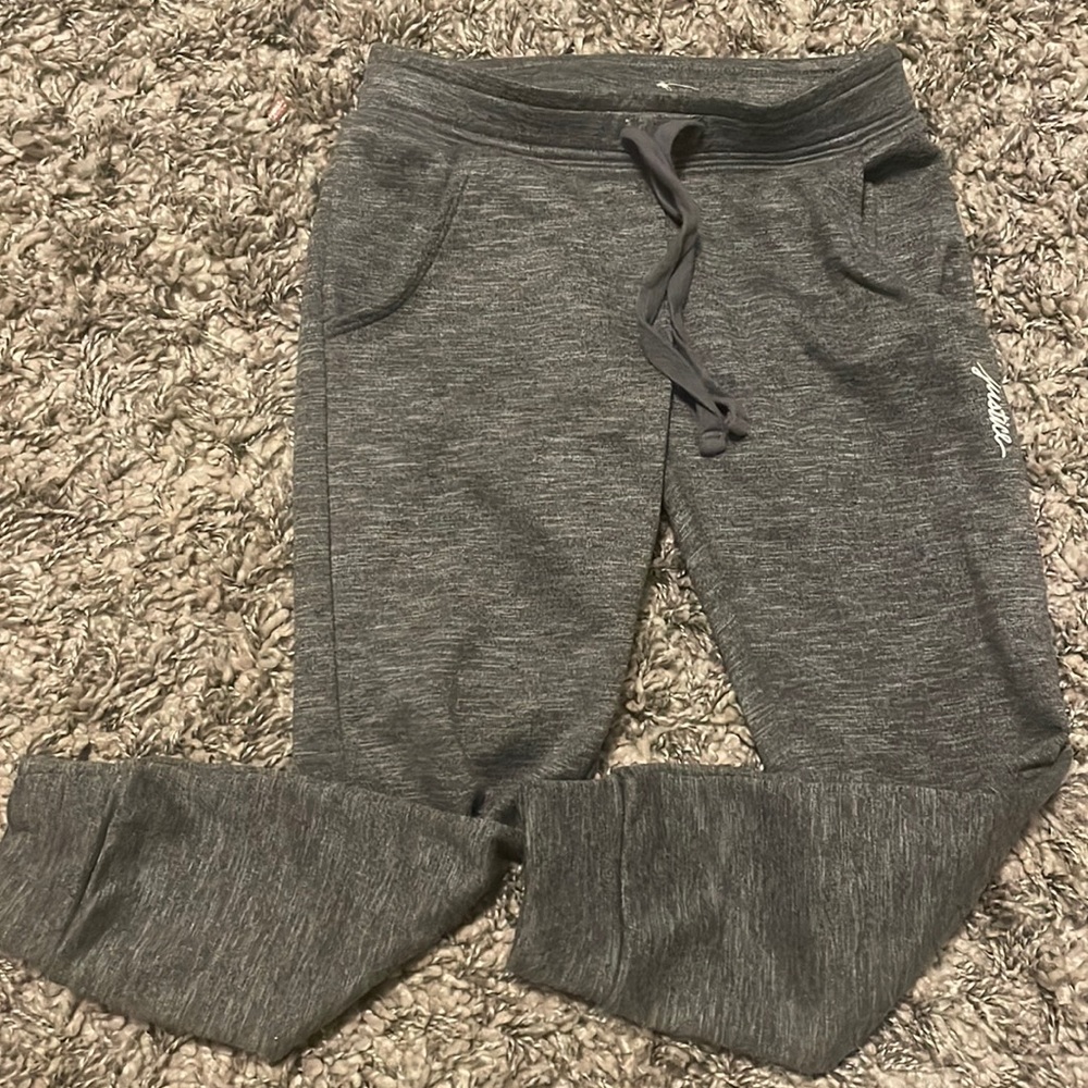 Gently used Justice joggers for girls. Size 6